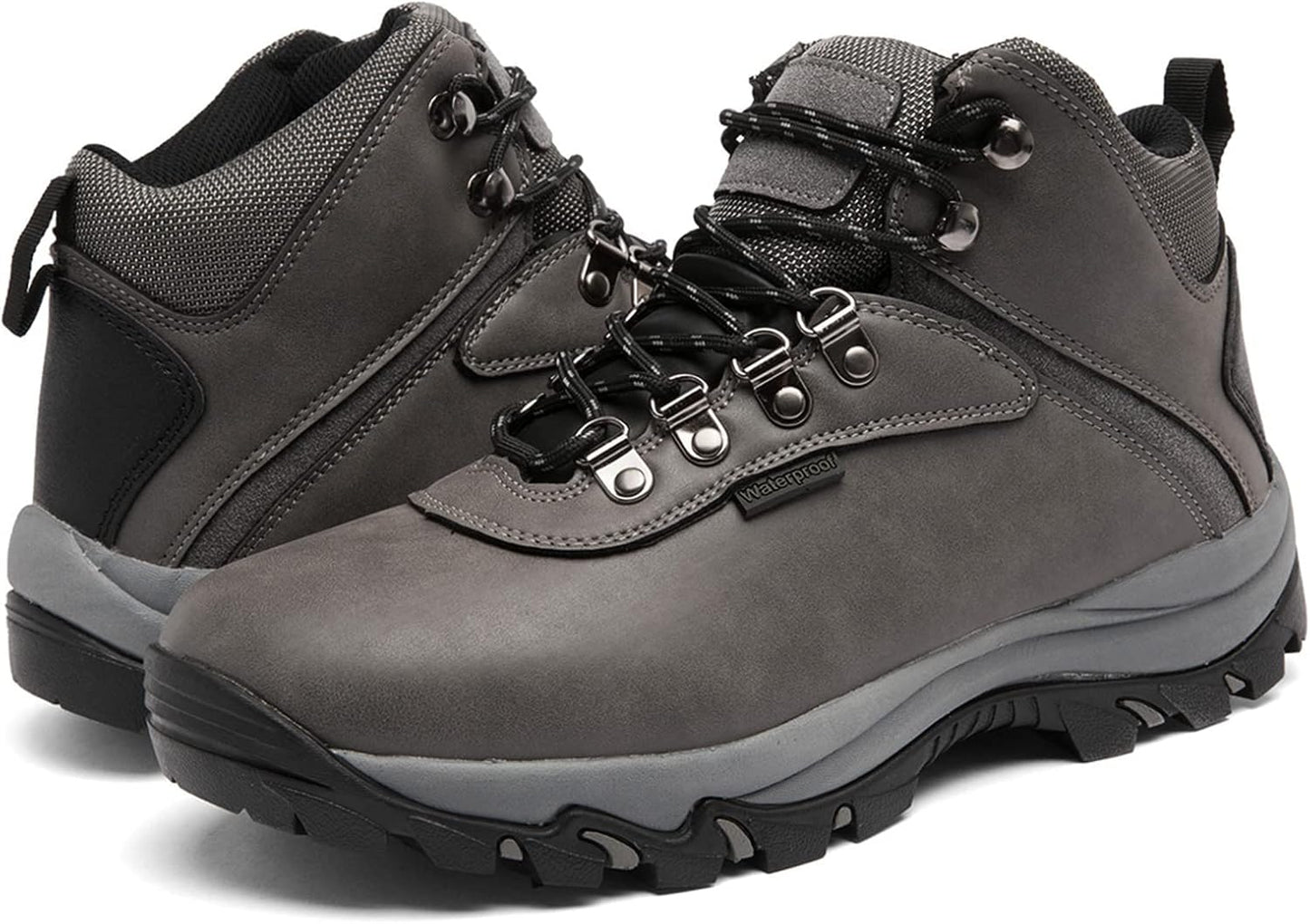 Mens Waterproof Hiking Boots Lightweight Outdoor Work Boots Hiking Shoes