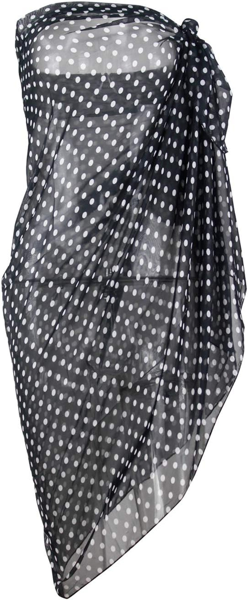 Women'S Swimsuit Cover up Sarong Chiffon Beach Bikini Pareo Wrap