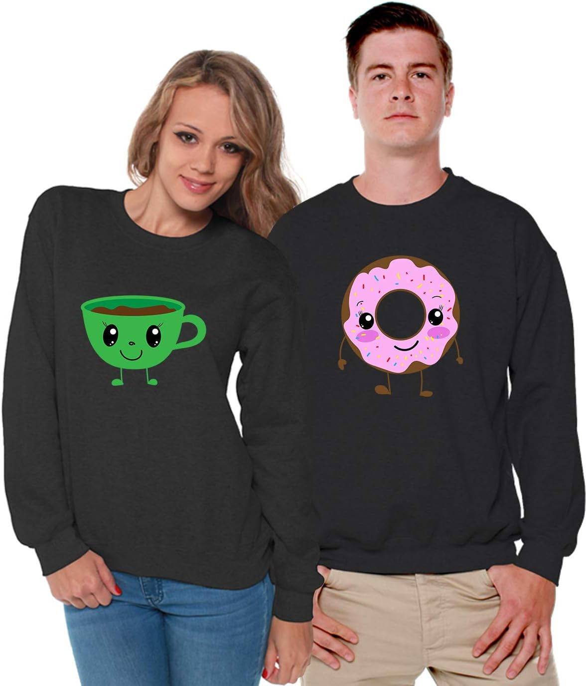 Coffee Lovers Couples Hoodie Sweater Shirs Matching Couple Collection