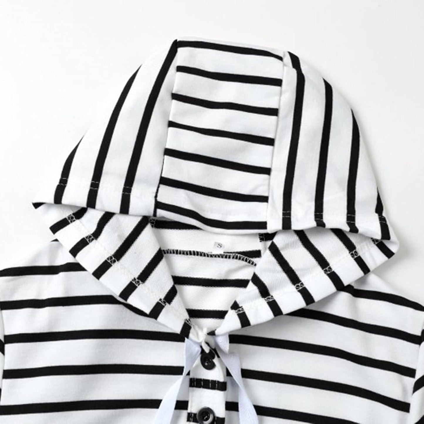 Womens Fashion Long Sleeve Stripe Hooded Tops Sweatshirts,2​021 Fall Casual Drawstring Hoodies Jackets Outwear Sweaters Back to School Turtleneck Sweater for Women Pro-Motion White