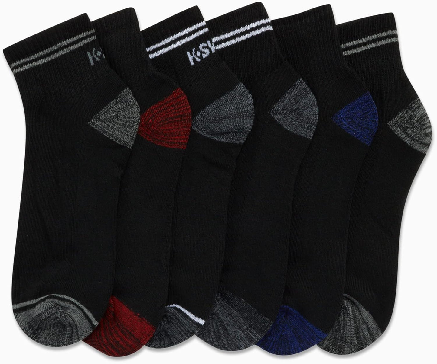 Men'S Athletic Socks - Cushion Quarter Cut Ankle Socks (12 Pack)