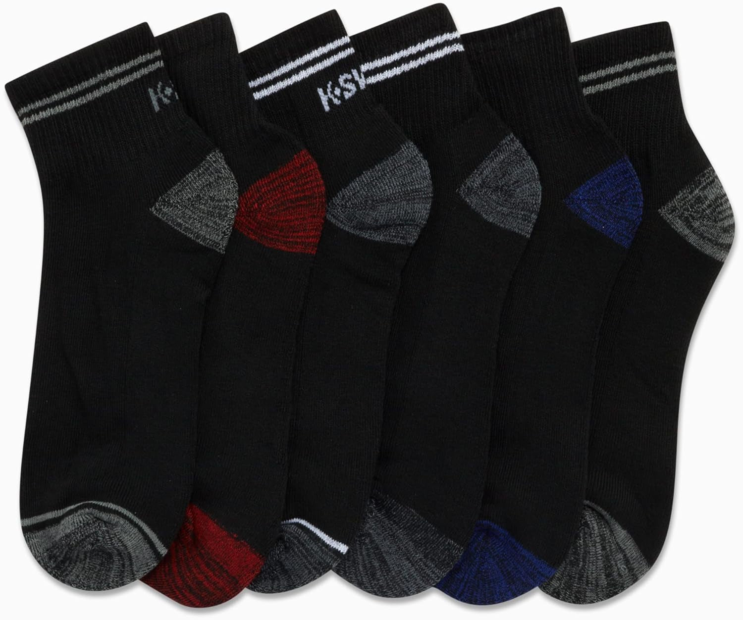 Men'S Athletic Socks - Cushion Quarter Cut Ankle Socks (12 Pack)