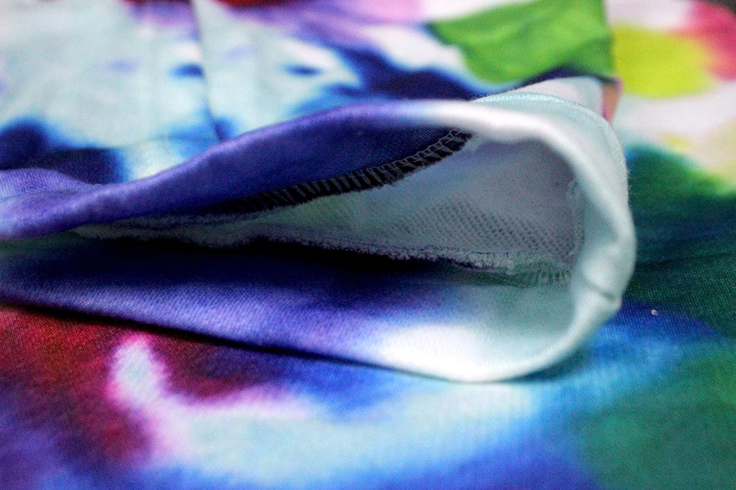 Womens Tie Dye Hoodie V Neck Long Sleeve Loose Pullover Casual Drawstring Hooded Sweatshirts Tops Red